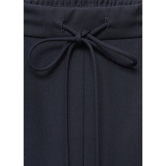 MANGO Contrast Stripe Straight Pants Navy - XXS - Picture 6 of 7